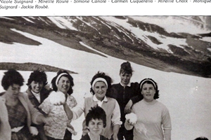 1960 bourg st maurice  avec le père vallier
