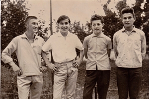 1959 (06)de Gauche a ..Roche Max,Pons JC,Sanvicente Michel,Dmas Michel (La Lyonnaise)