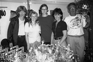 Foire à Sorgues avec Susanne Schmidt, Sonja Tembeck Eva Kissel, Andrea Loh et Olivier de Villèlle