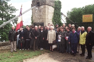 Elèves de Wettenberg, 2002, Pont Roquemaure, avec Cinchita Ramos et Robert Silve